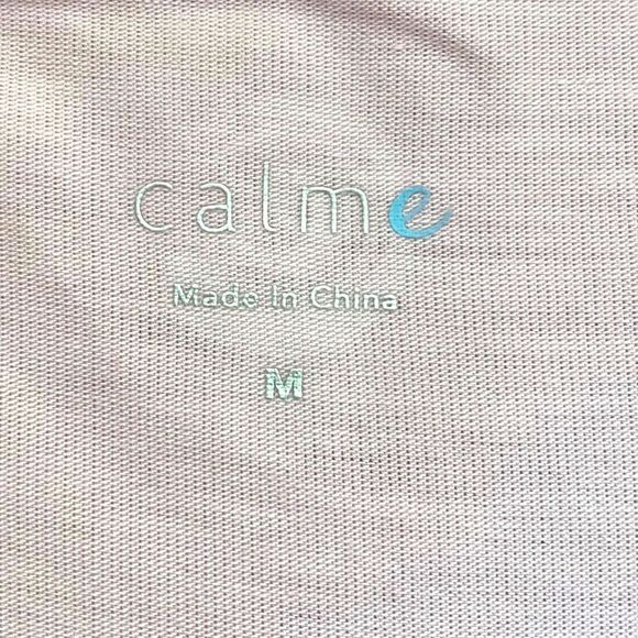 Calme by Johnny Was Ease Light Pink Racerback Tank. Size Medium. NWT - Picture 6 of 8